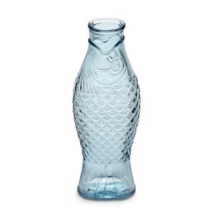 Glas Karaffe Fish&Fish aus blauem Glas