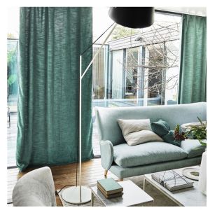 Gardinenvorhang CANEZZA Chenille Teal