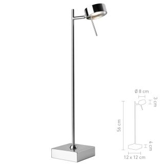 LED Tischleuchte BLING (chrom)