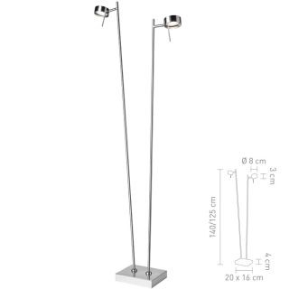 Stehleuchte BLING 2-Arm