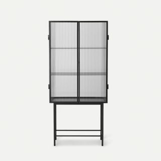 Haze Vitrine geriffeltes Glas