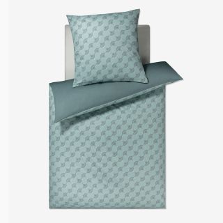 Comfort Satin Bettwäsche CORNFLOWER DOUBLE (aqua foam 44)