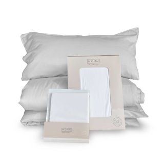 Momm- Bettwäsche (Washed pure Satin) in der Ferbe Moon