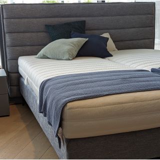 Boxspringbett MODERN FASHION Styledecor | Ausstellungsbett (jeansblau)