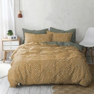 Satin Bettwäsche ELLIS (mustard)