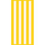 CAWÖ Strandtuch BEACH STRIPES (yellow)