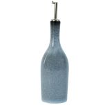 Öl- und Essigflasche (50 cl) blau aus Sandstein emailliert