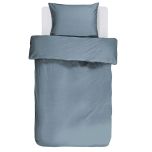 Renforcé Bettwäsche GUY blau aus 100% Baumwolle
