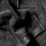 Frottierserie GRACE (schwarz)