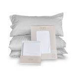 Momm- Bettwäsche (Washed pure Satin) in der Ferbe Moon