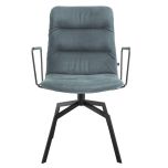 ARVA light Drahtgestell Armlehne Rawhide Col 354 nordic blue