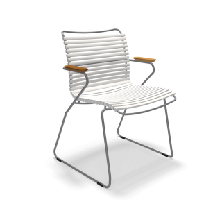 CLICK Dining Chair mit Bambus-Armlehnen