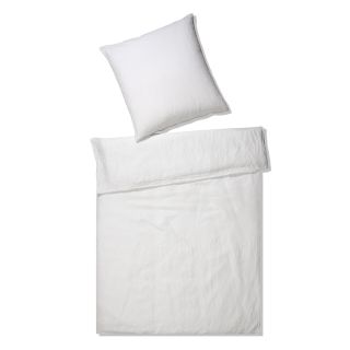 Casual Halbleinenbettwäsche Breeze weiß