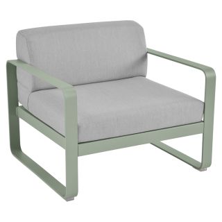BELLEVIE Lounge SESSEL (Textil flanellgrau)