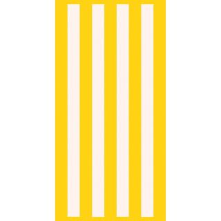 CAWÖ Strandtuch BEACH STRIPES (yellow)