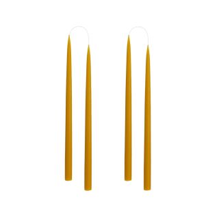 gefärbte Tauchkerze DYED honey (4er Pack)