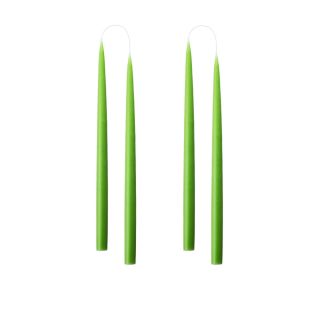 gefärbte Tauchkerze DYED hellgrün (4er Pack)