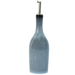 Öl- und Essigflasche (50 cl) blau aus Sandstein emailliert
