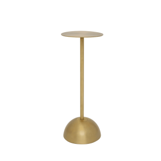 Goldener Beistelltisch von Urban Nature 'S' 21ø / 54 cm H
