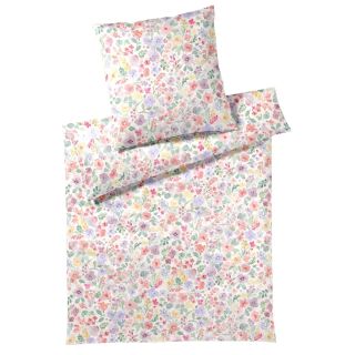 Gentle Bettwäsche von Elegante mit floralem Design in Aquarelloptik aus Seiden-Satin