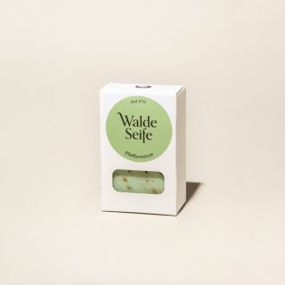 Handgeschöpfte Seife PFEFFERMINZ (100g) von WALDE