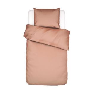 Satin-Bettwäsche MINTE bright terra
