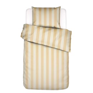 Essenza Minte Stripe Yellow straw - Vanilla Bettwäsche