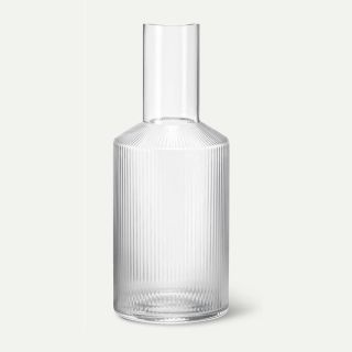 Ripple Glaskaraffe geriffelt
