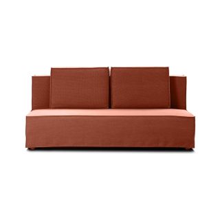 PUREBEDS Schlafsofa ELL2 (Design Kaschkasch | Stoff Henry rose)