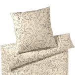 Mako Satin Bettwäsche ATELIER FLORAL (beige 07)