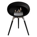 Bio-Kamin BLACK GROUND WOOD (low)