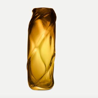 Water Swirl Vase Amber groß