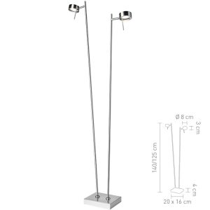 Stehleuchte BLING (2-Arm) von SOMPEX