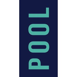 Strandtuch POOL (aqua)