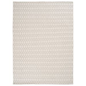 handgewebter Wollteppich ELLIOT white