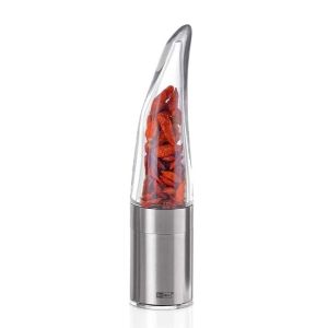Chilischneider Pepe von Adhoc– Innovativer Chilischneider mit patentierter Technologie aus Edelstahl und Acryl in Form einer Chilischote