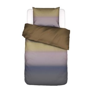 Seraphina Slate brown Bettwäsche von Essenza mit sanftem Farbverlauf von Braun zu lila
