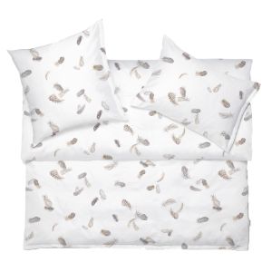 Satin Noblesse Bettwäsche FEDORA (blanc)