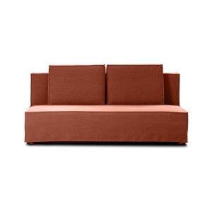 PUREBEDS Schlafsofa ELL2 (Design Kaschkasch | Stoff Henry rose)
