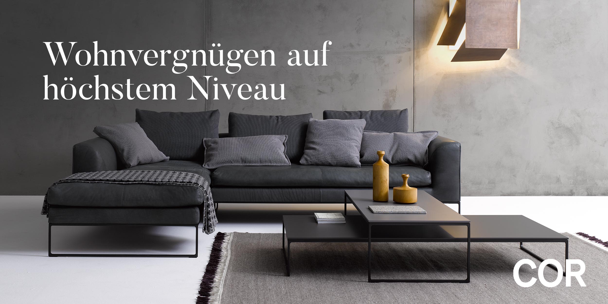 COR Sofas und Stühle - Wohnvergnügen auf höchstem Niveau mit modernen, eleganten Möbeln