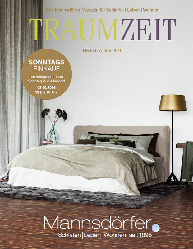 Cover des TRAUMZEIT Magazin Herbst/Winter 2016